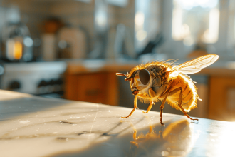 Mouche dérangeante symbolisant des significations spirituelles dans la maison